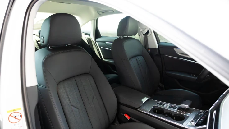 OUDI A6 2024 WHITE RENTAL IN DUBAI - undefined